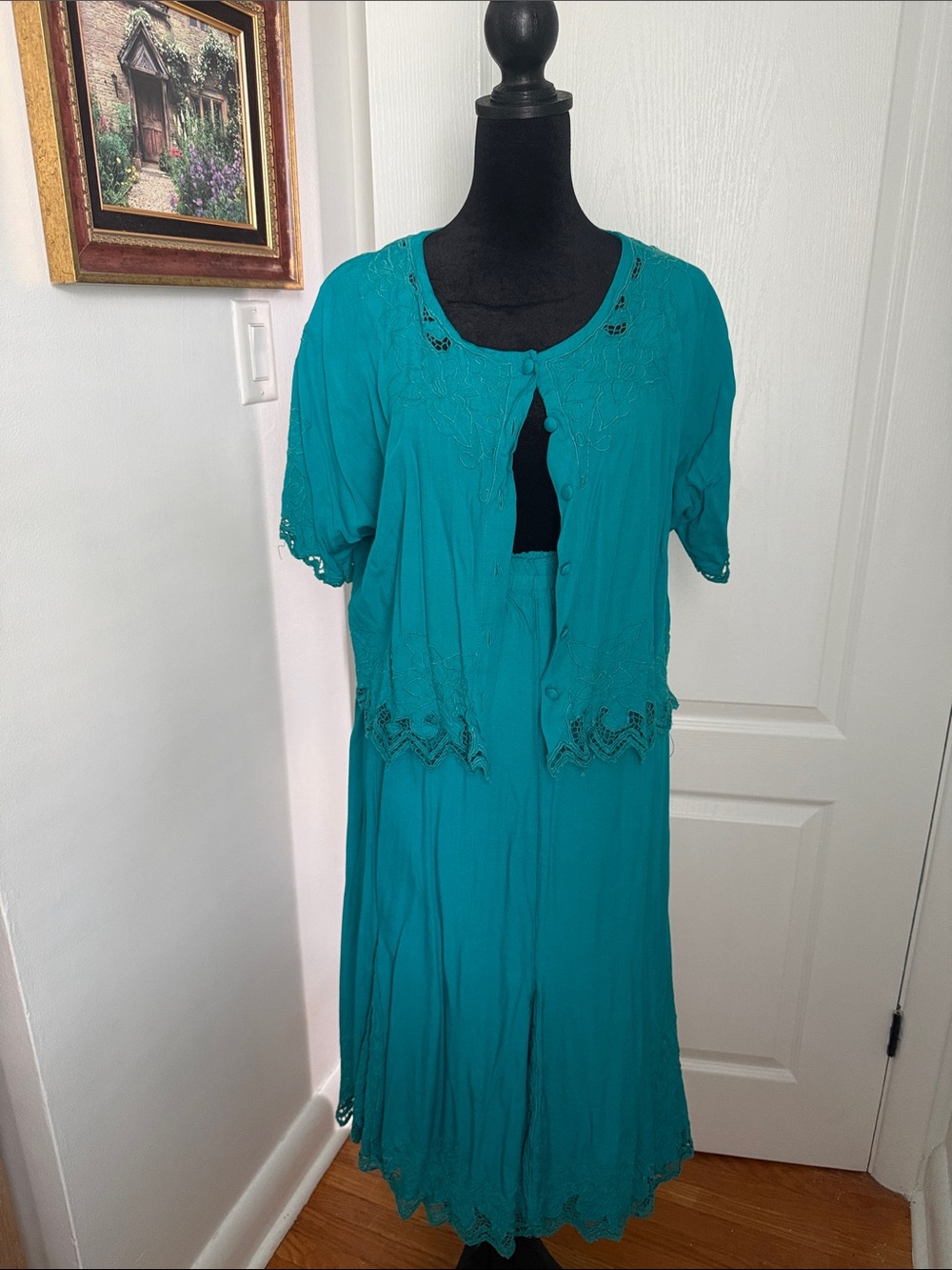 Vintage Bohemian Blouse and Skirt